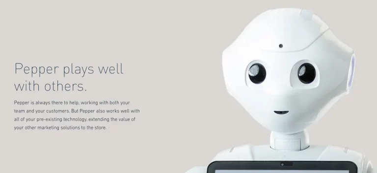 Humanoider Roboter Pepper - Kindlich gestalteter Roboter von der Firma Softbank Robotics